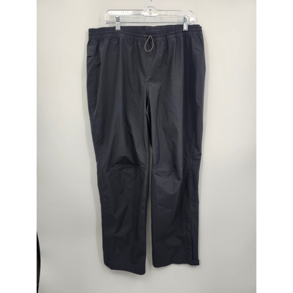REI Co-op Rain Pants Mens XL Black Waterproof Hiking Outdoor Trousers